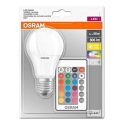 OSRAM 9W KUMANDALI LED AMPUL E27 (RGB)
